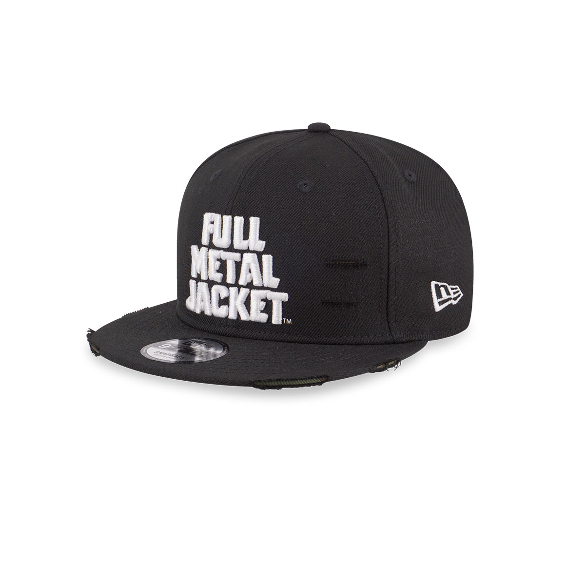 New Era 9FIFTY White Full Metal Jacket Black Snapback Cap
