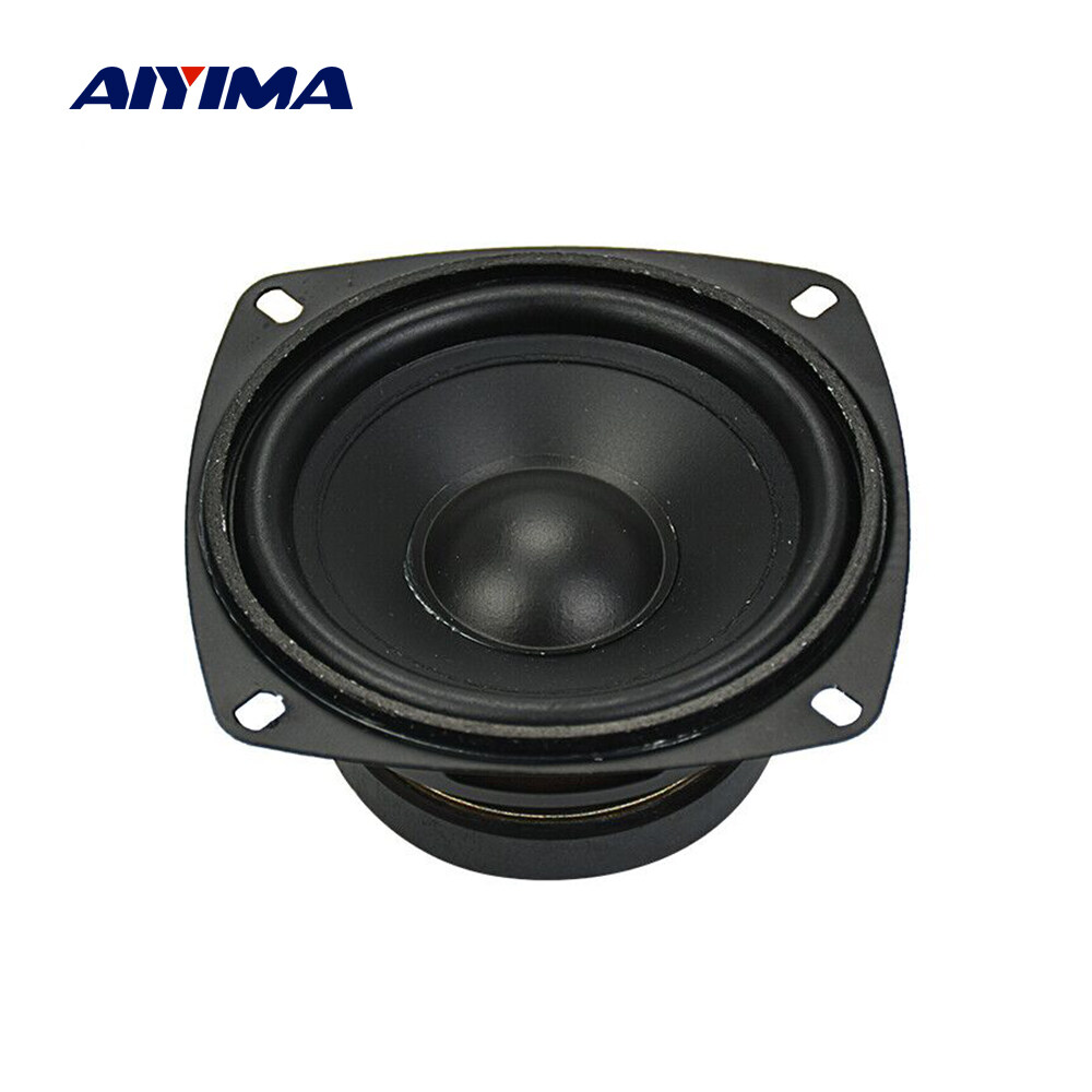 AIYIMA 1Pc 4 inch Audio Subwoofer Speaker 30 W 8 ohm Woofer Midrange Bass Computer Speakers For Home Theater Sound System
