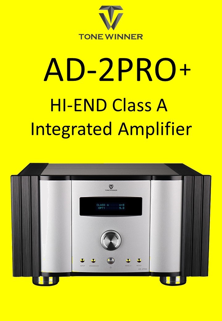 TONE WINNER AD-2PRO+ HI-END Class A 200W Integrate Amplifier Digital Audio Support Phono Amplifier