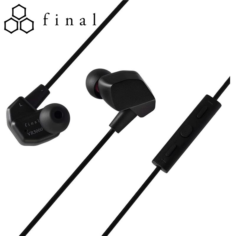 final VR3000 earphone in-ear headphone for gaming Headset for in-ear games PC game machine with microphone For VR equipment ASMR 3D sound Japanese Brand