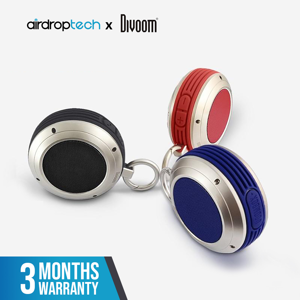 Divoom VoomBox-Travel Gen 3 Bluetooth Portable Speaker with Aux input option