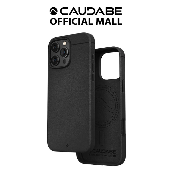 Caudabe Sheath Phone Case with Magsafe for iPhone 16 Pro Max / iPhone 16 Pro / iPhone 16 Plus / iPhone 16 - Black