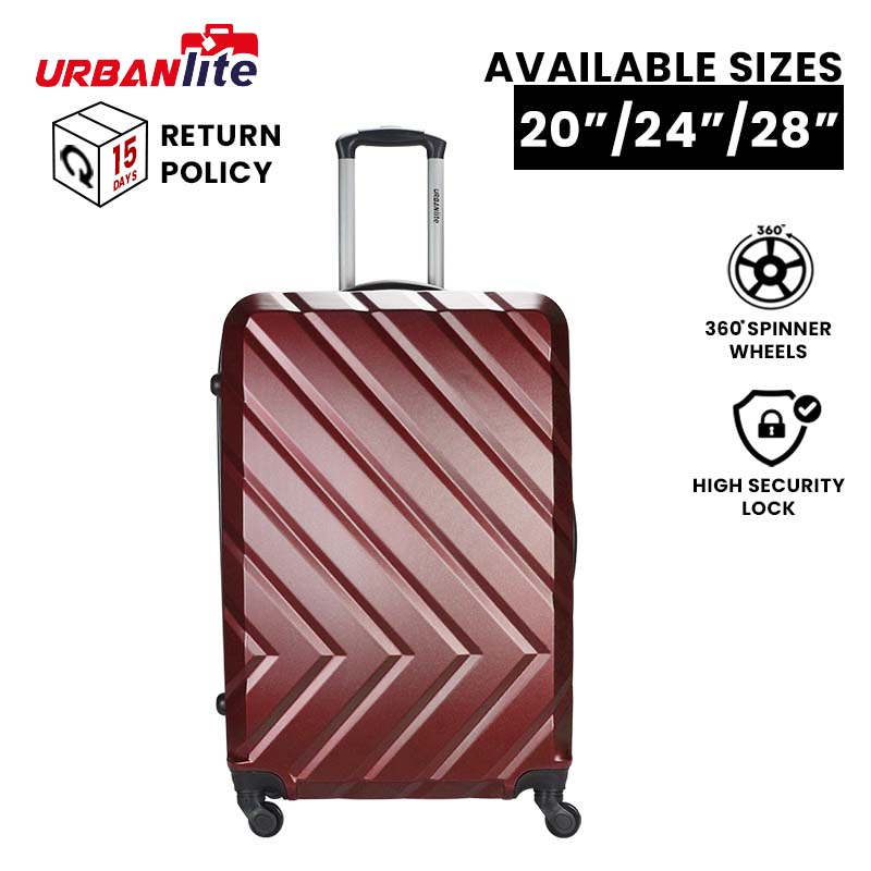 [SG Ready Stock] URBANlite CONTI - 28 inch ABS Hard Case with 360° Spinner Wheel Luggage ULH8919 3 Working Days For Delivery By Universal Traveller